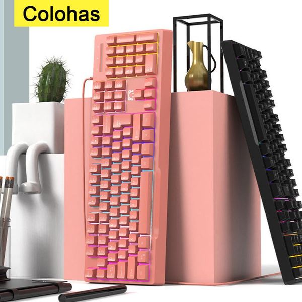 

keyboard mouse combos usb wired backlit gaming mechanical feeling for lappc gamer computer
