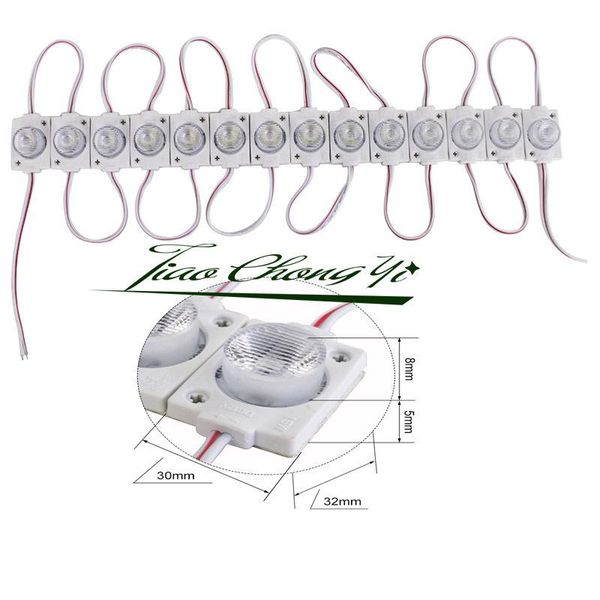 

panel lights 20pcs/lot 1.5w smd 3030 1led module light box led modules with lens 180 degree