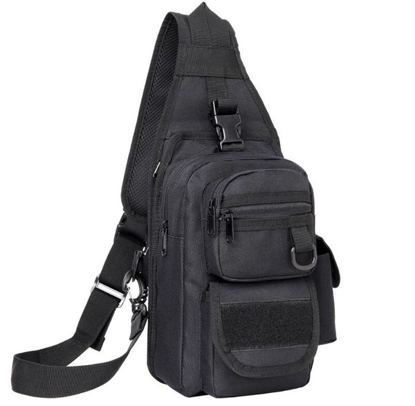 Sling do exército tático saco scolder à prova d 'água ao ar livre saco crossbody multi-funcional Molle Molle bolsa mochila para escalada Acampamento Accessary