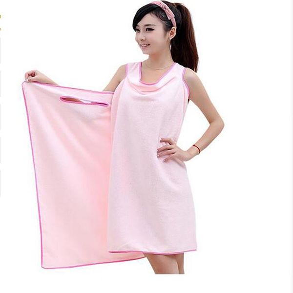 

towel microfiber women bath wearable beach soft wrap skirt super absorbent gown