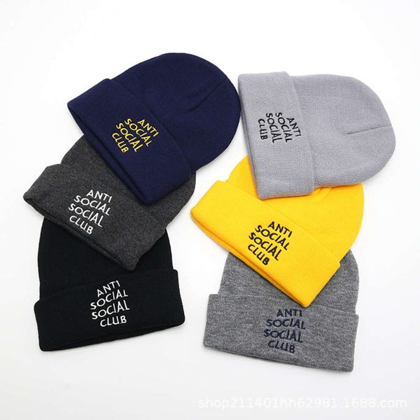 

hat fashion knitted wool women's autumn and version versatile leisure sweet lovely men's cold, Blue;gray