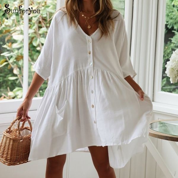 

cotton beach kaftan bathing suit ups sarong pareo plage bikini cover up 2021 vestidos de playa beachwear 210319, White;black