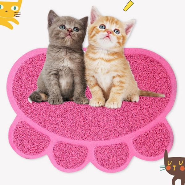 

cat beds & furniture anti-skid waterproof water feed placemat pvc print pad puppy feeding mat bed dish bowl