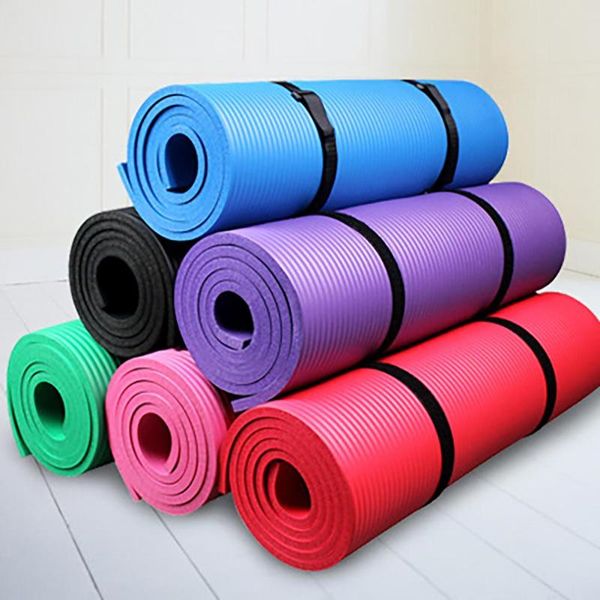 

multicolor small 15 mm thick durable yoga mat anti-skid sports fitness to lose weight equipment mats