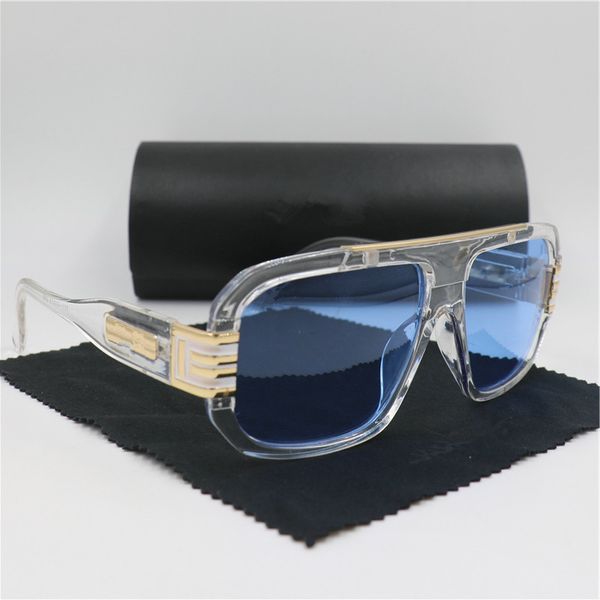 Neue Mode-Sonnenbrille für Herren und Damen, quadratisch, stilvolle Farbtöne, Markendesigner, Vintage-Sonnenbrille für Damen