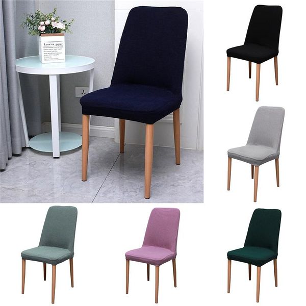 

universal chair cover jacquard curved back stretch seat slipcover for dining room banquet decor protector slipcovers covers