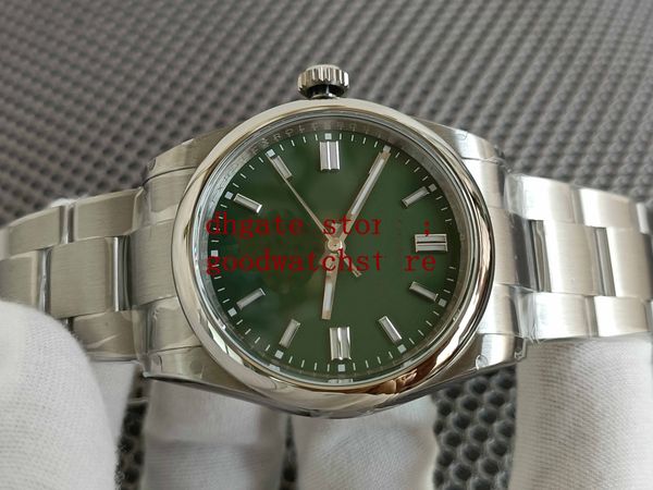 

7 style latest 36mm watches blue green red men automatic 2813 women's watch bp factory steel 126000 pink ladies luminous sapphire cryst, Slivery;brown