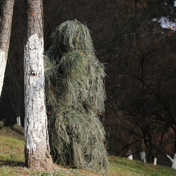

set/5pcs leaf camouflage suit funny jungle forest clothes woodland camo for outdoor home outside hunting sets