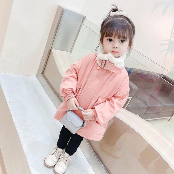 

jackets winter girls' coat children's wear 20211, Blue;gray