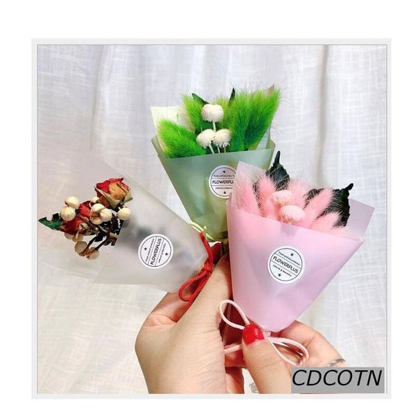 

car air freshener 20pcs dried flower mini bouquet gift box conditioner outlet perfume clip auto accessorie fragrance diffuse