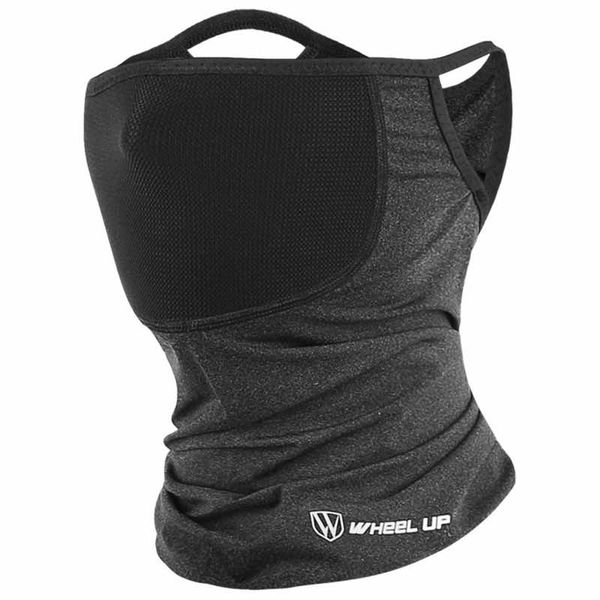 

Earloop Bandanas Women Face Neck Gaiter Mask Windproof Dust UV Protection MM03, Multi