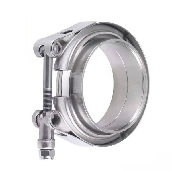 

manifold & parts stainless steel 2.36 inch v band clamp flange kit