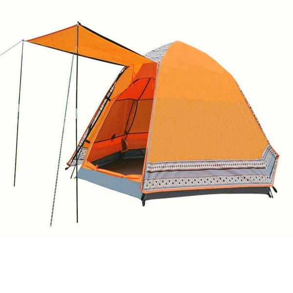 

zhuoao automatic 3-6 person double layer waterproof windproof camping tent beach tent sun shelter large gazebo