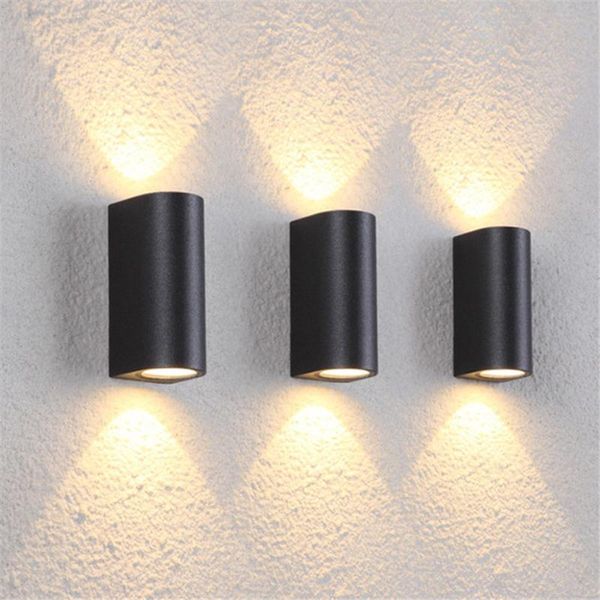 

thrisdar up down waterproof led wall lamp cob 6w 10w outdoor garden patio villa porch light balcony exterior lamps