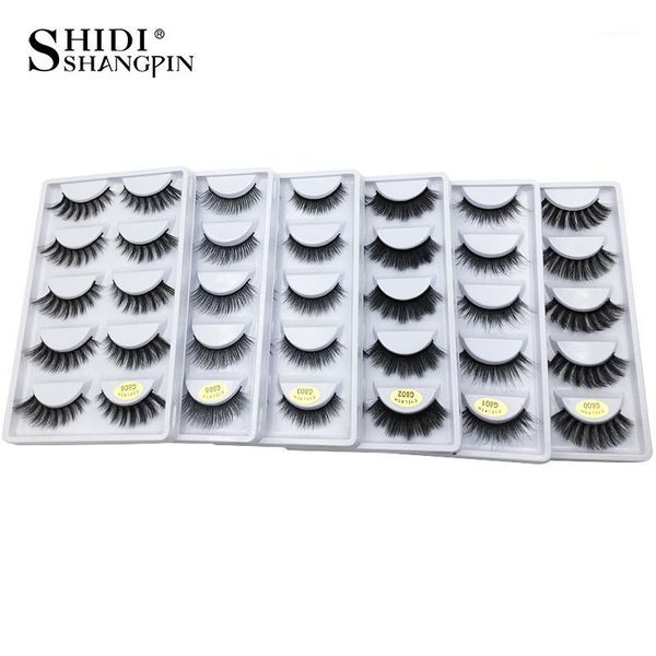 

5 pairs mink eyelashes 3d lashes false natural faux cils cilios1