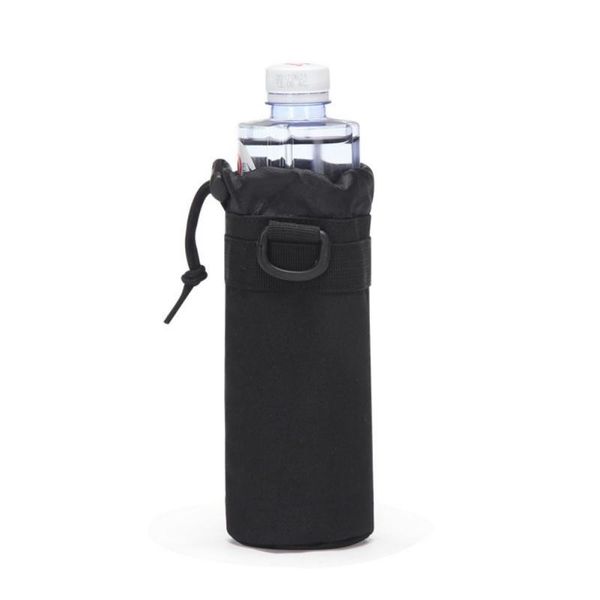 

water bottle hunting bag molle system kettle pouch holder drawstring backpack for camping cycling