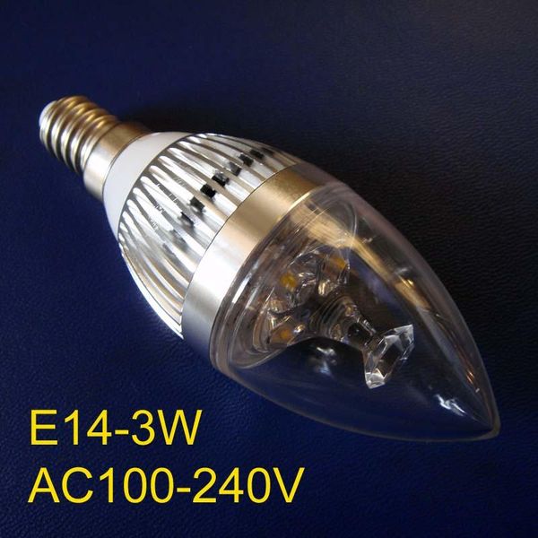 

bulbs selling 3w led candle lights, e14 lamps, crystal lamps (20pcs/lot)
