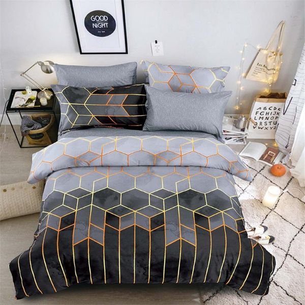 

bedding sets geometric cube set kids students duvet cover bedclothes pillowcase us twin  bed for adults