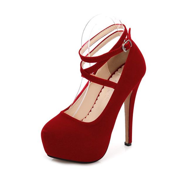 

summer style european and american fashion cross straps large size super high stiletto nightclub women's shoes dress, Black