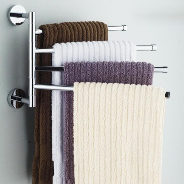 

towel racks stainless steel bar rotating rack bathroom kitchen wall-mounted polished holder hardware accessory
