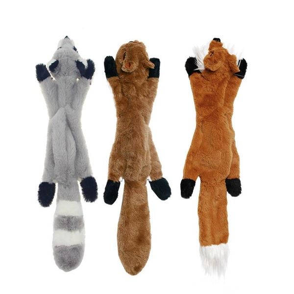 

cat toys dog squeaky chew' toy plush animal for small medium soft quality appease durability dolls bite