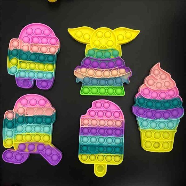 

new decompression rat pioneer space werewolf killing ice cream alien bubble silicone toy fan color