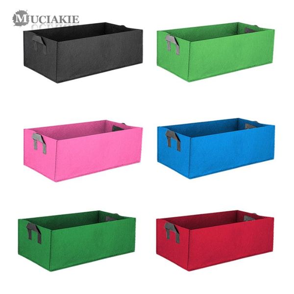 

planters & pots muciakie 1pc rectangular vegetables tomato fruits planting grow bags garden square green growing gardening tool