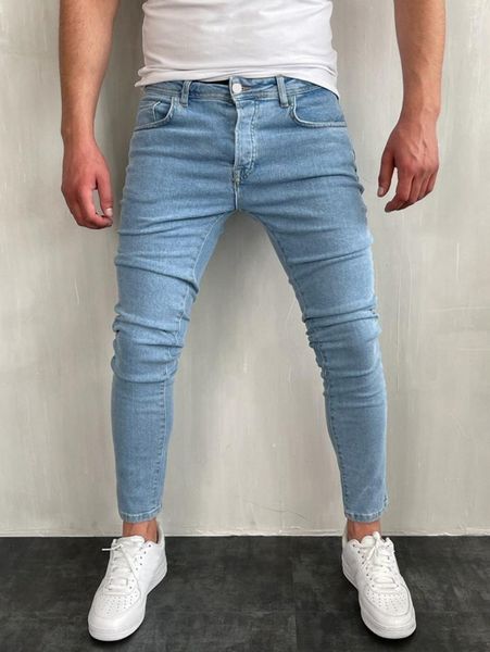 

men solid skinny jeans a4aw#, Blue