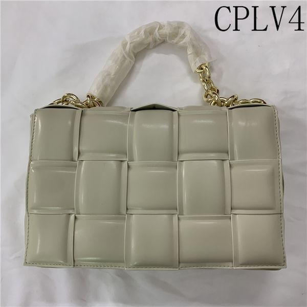 

fashion women's bag 2021 thick chain high-end woven diagonal one-shoulder handbag