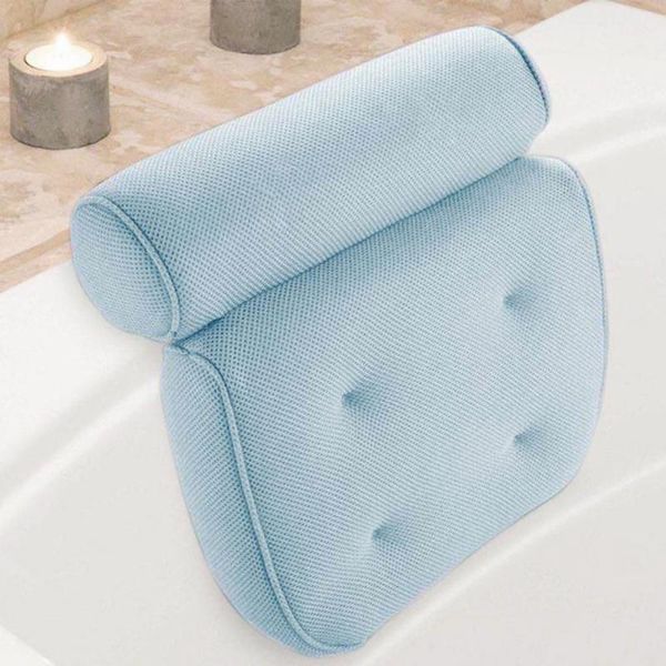 

bath accessory set non slip accessories mesh headrest bathtub pillow for bathroom