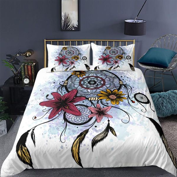 

bedding sets dream catchers set 3d boho syles duvet cover with pillowcases twin full  king size bedclothes 2/3pcs home textile