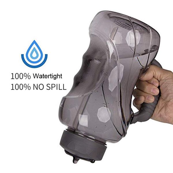 

water bottle 1.5l cup large capacity outdoor sports straw with handle c55k sale