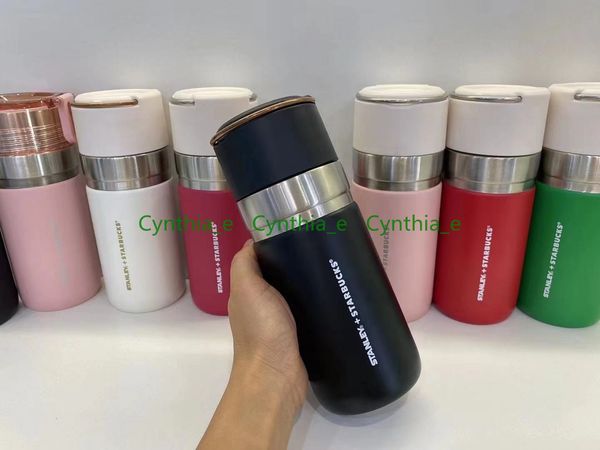 

2021 starbucks tumblers simple stainless steel mugs portable car cup couple mug