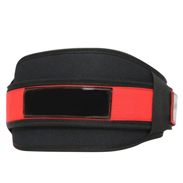 

weightlifting squat training lumbar support band sport powerlifting belt fitness gym back waist protector unisex, Black;gray