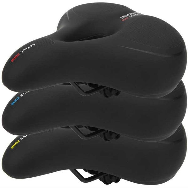 

comfortable breathable bicycle saddle non-slip absorbing bike seat cushion with safety handle parts saddles