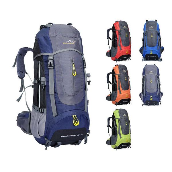

backpack 65+5l men backpacks waterproof large capacity rucksack for climber women casual travel sports hiking