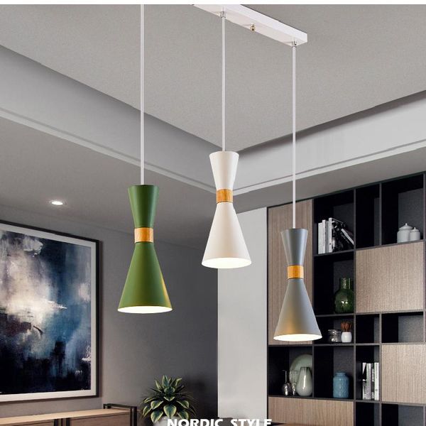 

pendant lamps modern led lights nordic for kitchen dining room bar decoration colorful hang lamp chandelier simplicity light fixture