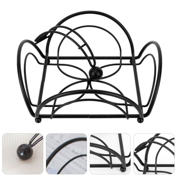 

tissue boxes & napkins 1pc square napkin rack metal holder creative