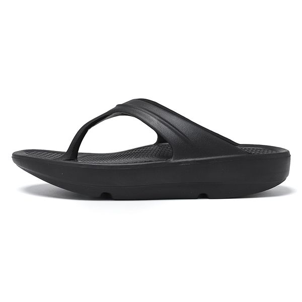 

sell well flip flops summer slippers men's women's breathable and lightweight sandy beach shoes lady gentlemen sandals, Black