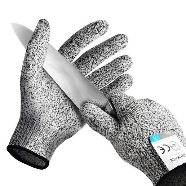 

disposable gloves grade 5 hppe cut resistant food for butchers home or pro kitchens ppe garage car mechanic cut-resistant