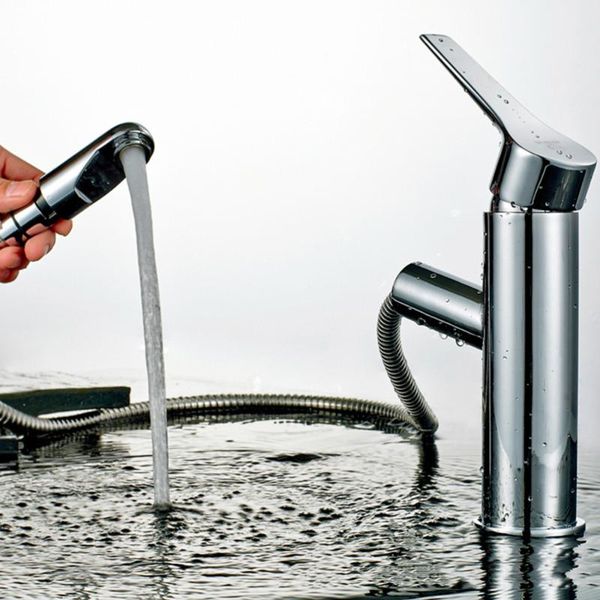 

single lever sink handle pull-out sprayer for kitchen bathroom other faucets, showers & accs