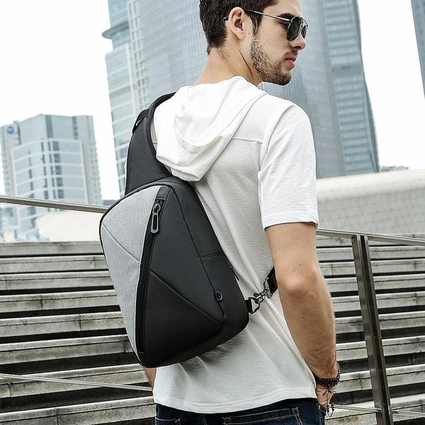

waist bags simple travel messenger bag men's casual chest waterproof teen shoulder