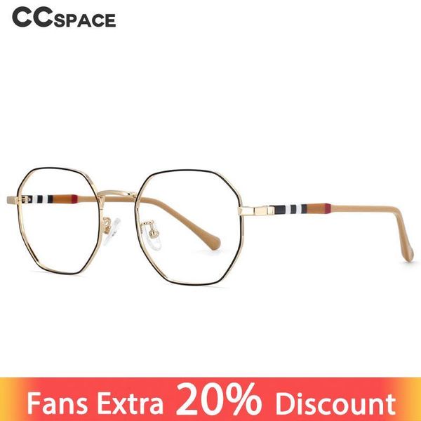 

sunglasses 53863 metal frame stripe leg anti blue light optical glasses frames men women fashion computer eyeglasses, White;black