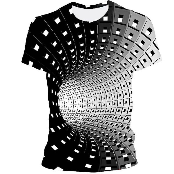

summer abstract men's t-shirt t-shirts, White;black