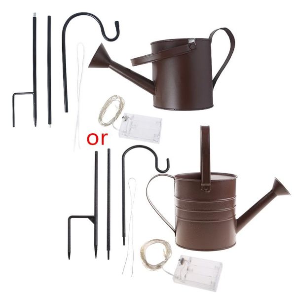 

garden decorations creative watering can shower stars art light decoration outdoor gardening lawn lamp landscape string lx0d