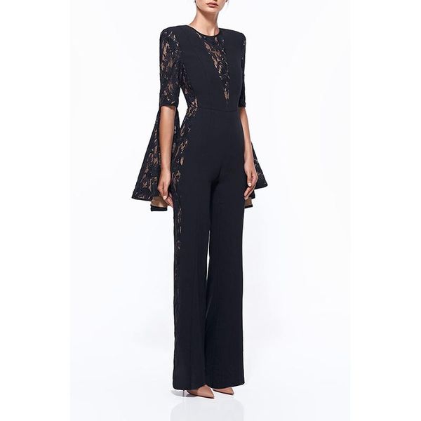 

women's jumpsuits & rompers 2021 arriva bow lace black wholesale b40, Black;white