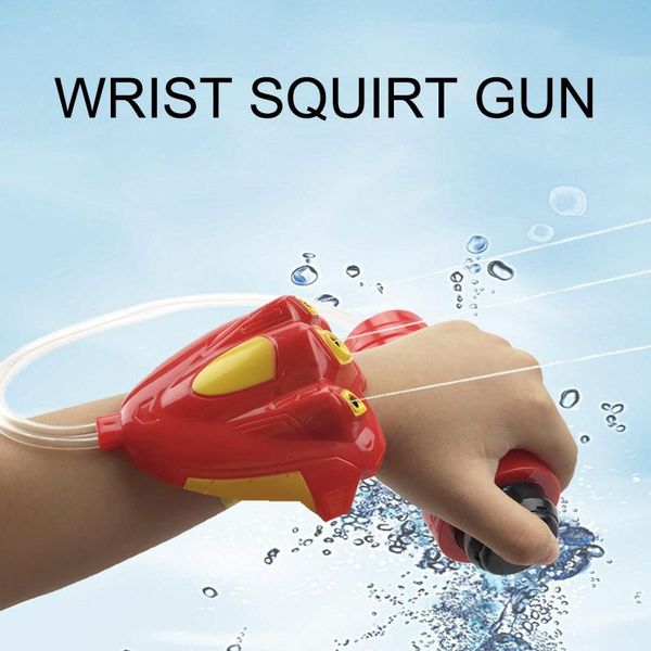 

red white & blue wrist water gun summer children's play toys leisure entertainment parent-child battle toy pool accessories