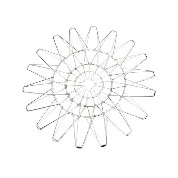 

living room hollowed out foldable fruit basket stainless steel home decor craft deskshape changeable storage serving baskets