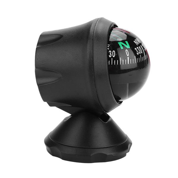 

outdoor gadgets compass for car dashboard ball boat led delicate precise fast respons abs plastic black hiking