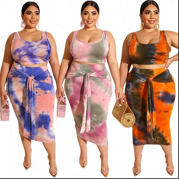 

women tracksuits matching sets ensemble femme 2 pieces crop skirt set plus size two piece pink clothes, Gray